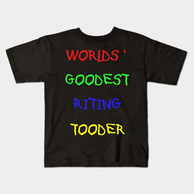 Writing Tutor Kids T-Shirt by Timmay